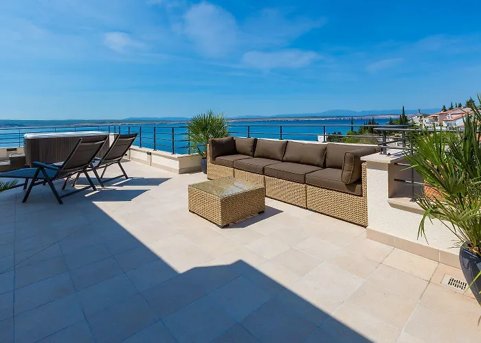 Apartamento Faszinierendes Nur 100 Meter Zum Mit Sauna Und Whirlpool Auf Dachterrasse *