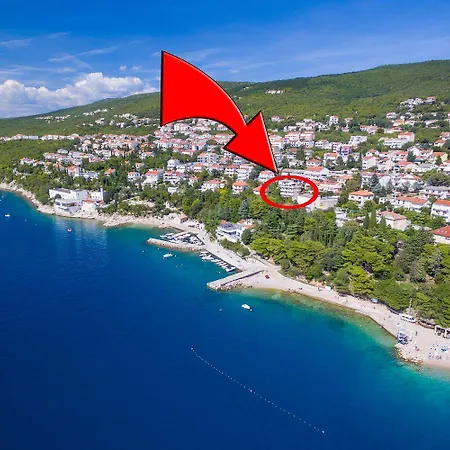 Apartamento Faszinierendes Nur 100 Meter Zum Mit Sauna Und Whirlpool Auf Dachterrasse Dramalj